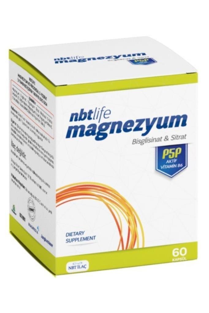 Nbt Life Magnezyum P5P Vitamin B6 60 Kapsül