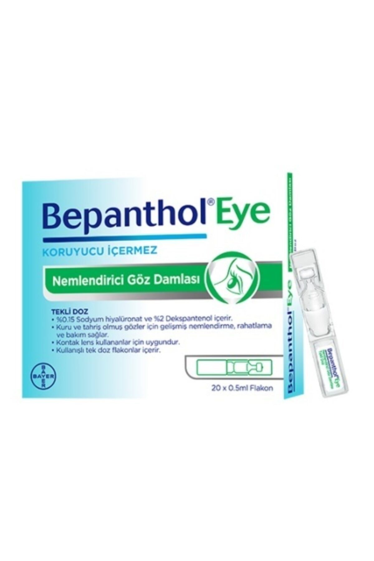 Eye Göz Damlası Tek Tek 20 Flakon 20x0,5 Ml