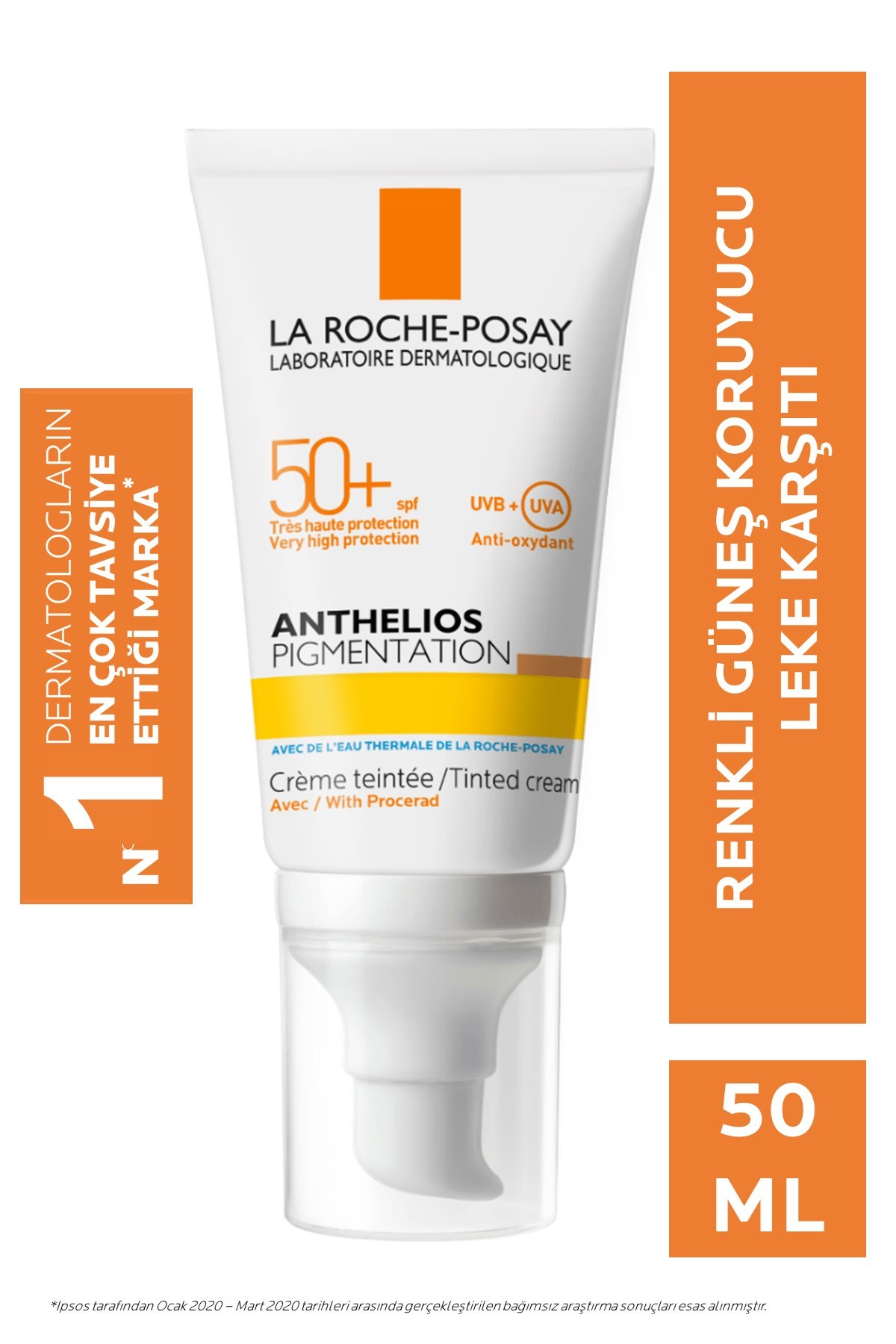 La Roche-Posay Anthelios Pigmentation Spf50+ Tinted Cream Ppd 39 50ml