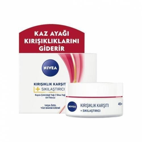 Nivea Kırışıklık Karşıtı Sıkılaştırıcı Bakım Kremi 45 Yaş Üstü 50 ml