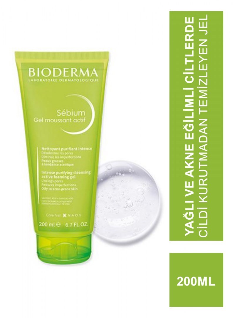 Bioderma Sebium Foaming Gel Actif Yüz Temizleme Jeli 200 ml