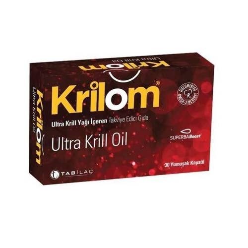 Krilom Ultra Krill Oil 30 Yumuşak Kapsül