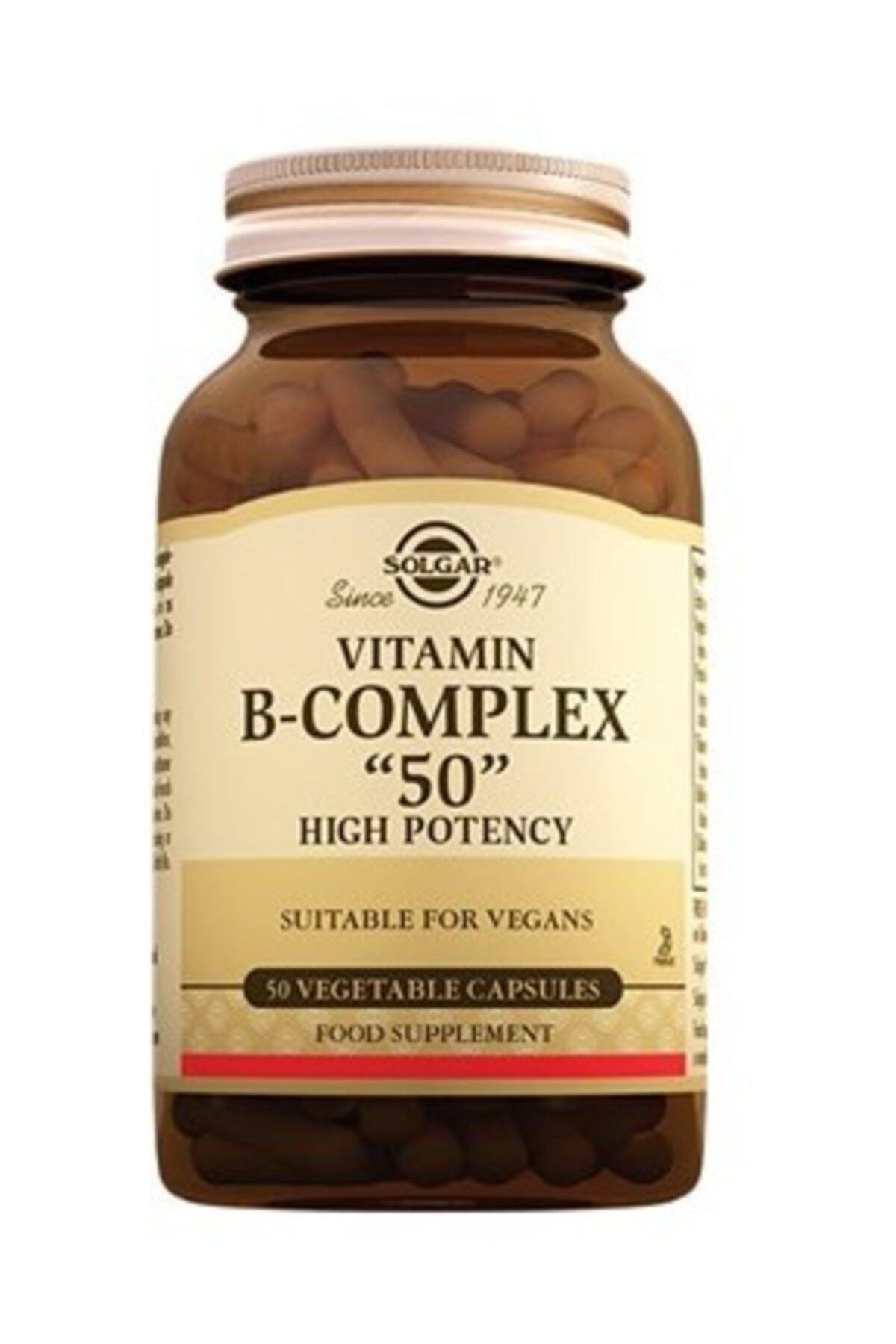 Solgar Vitamin B Complex 50 Kapsül