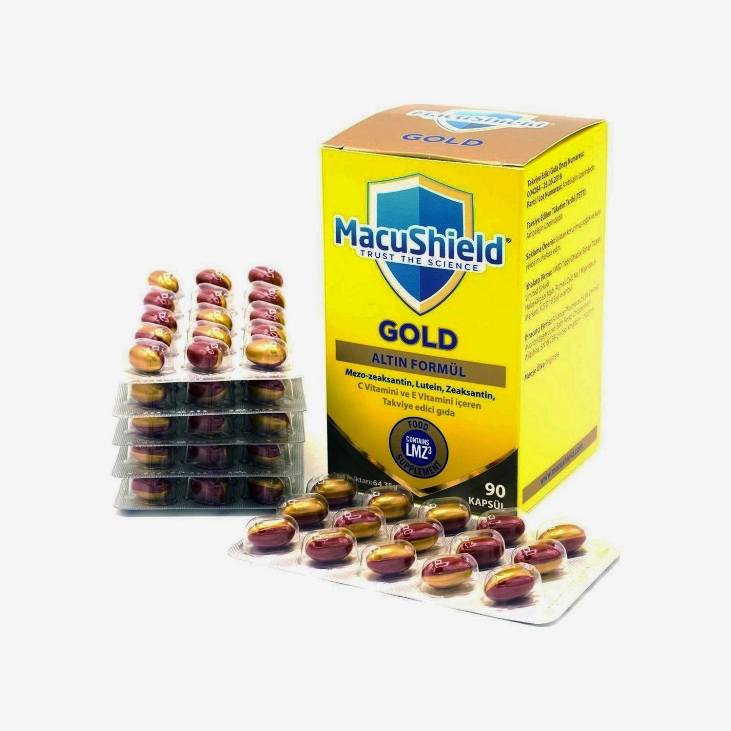 MacuShield Gold 90 Kapsül