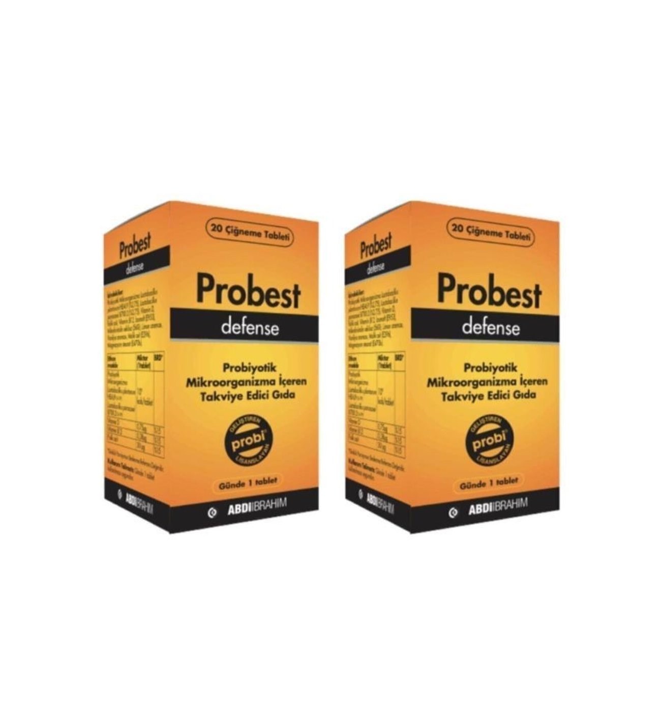 Probest Defense 20 Çiğneme Tablet 2 Adet