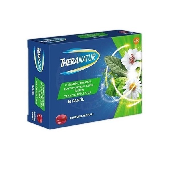 Theranatur Ahududu Aromalı Pastil 16lı