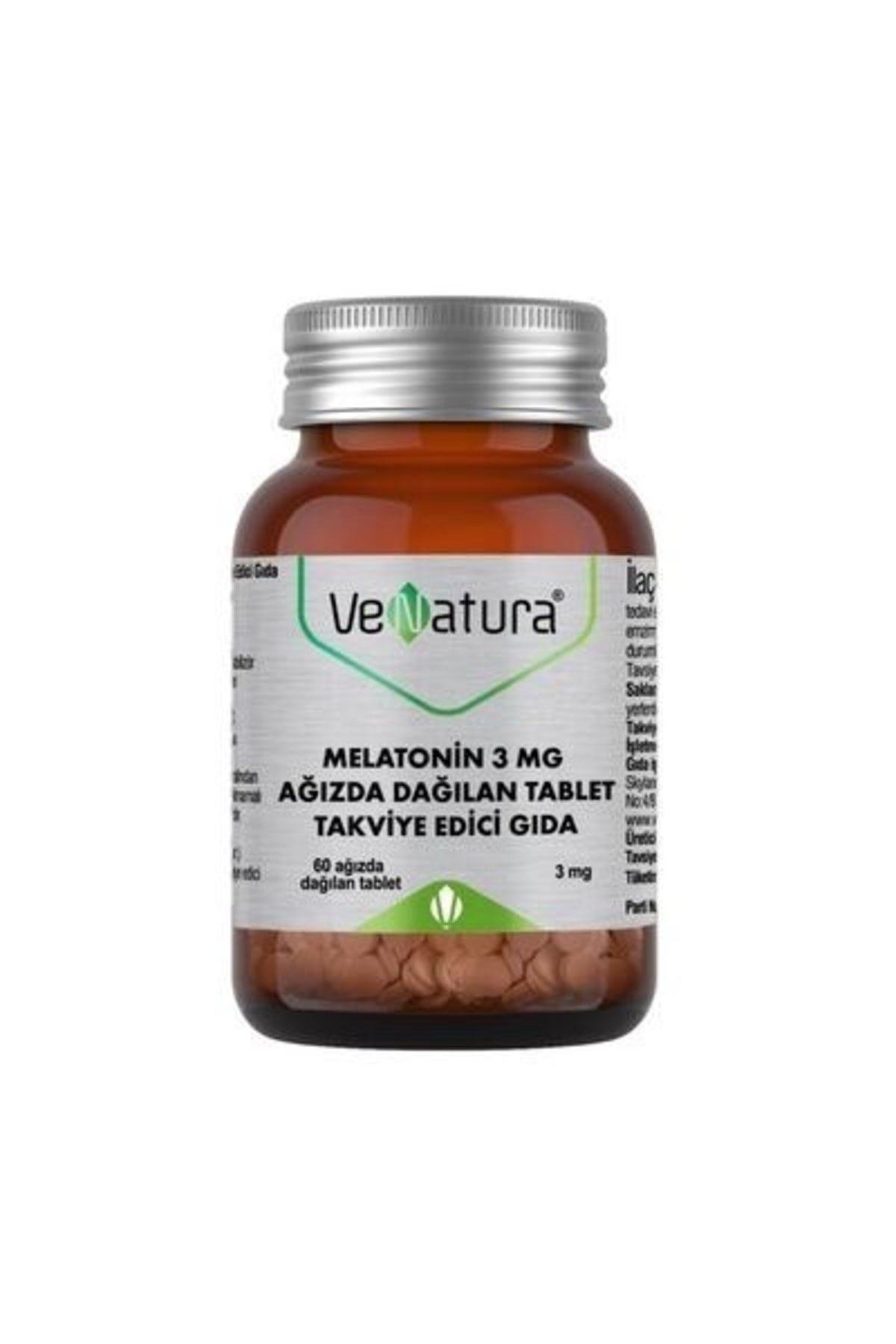 Venatura Melatonin 3mg 60 Ağızda Dağılan Tablet
