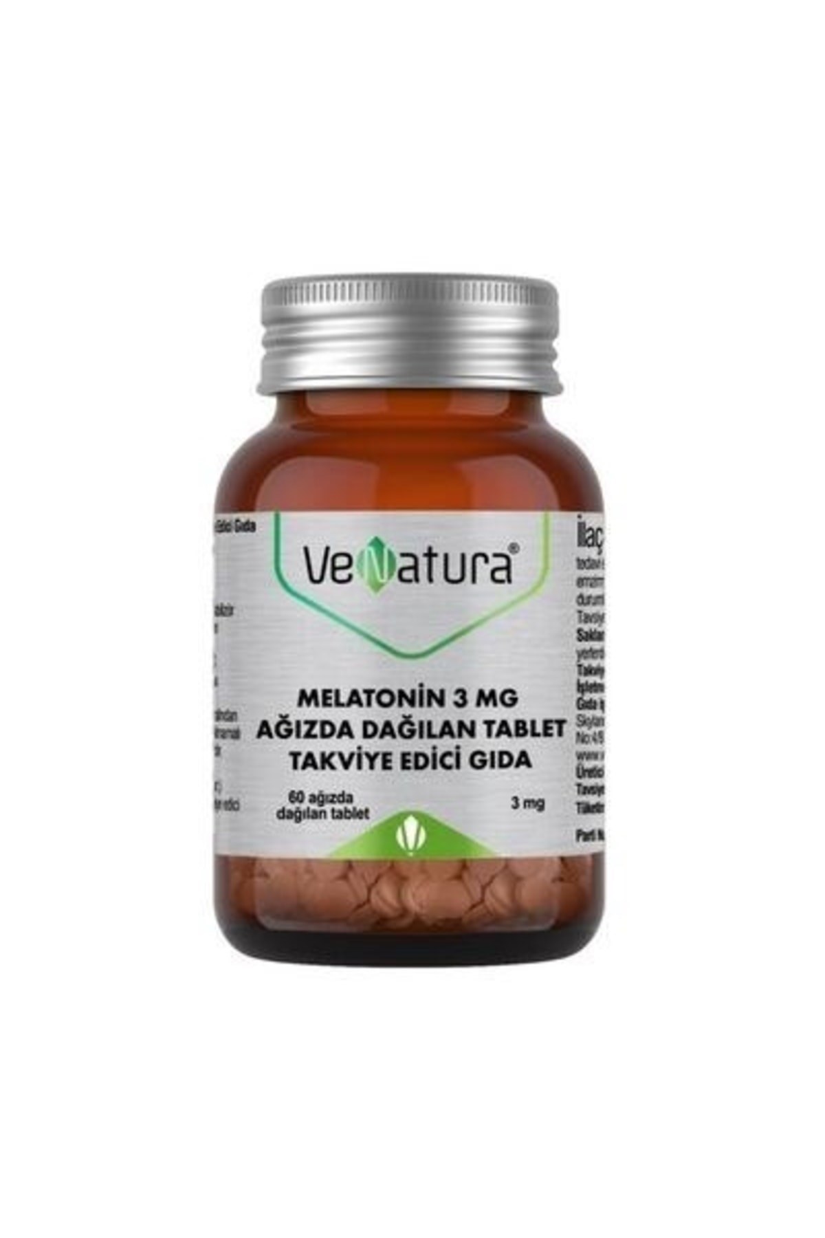 Venatura Melatonin 3mg 60 Ağızda Dağılan Tablet