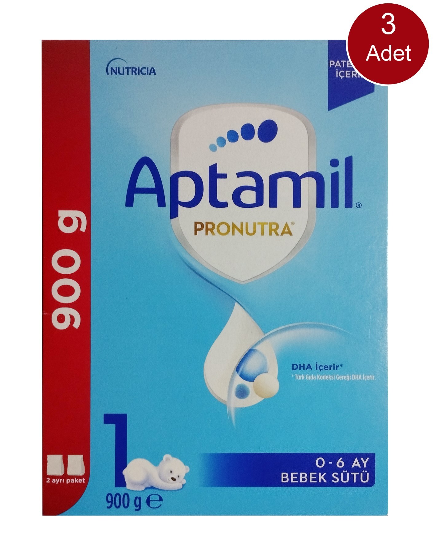 Aptamil 1 Bebek Sütü 900 gr 3 Adet