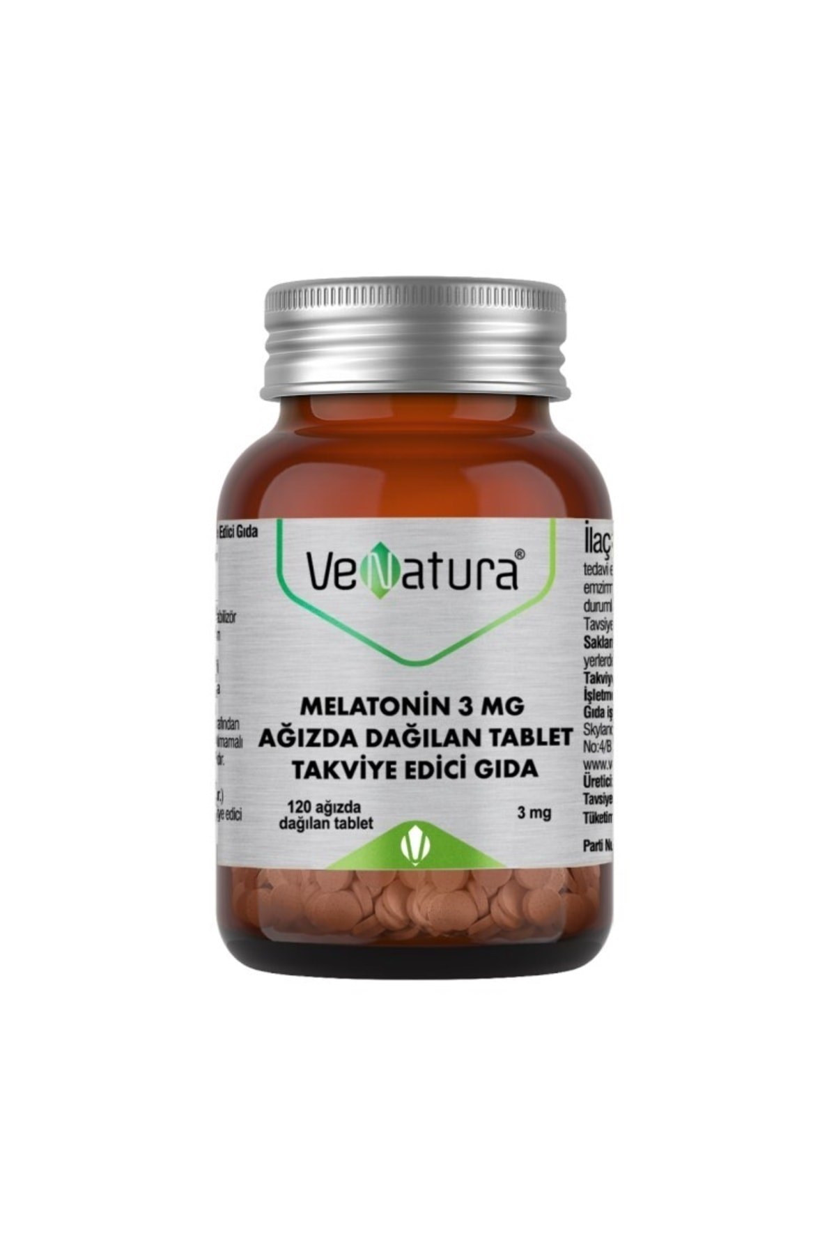 Venatura Melatonin 3mg 120 Ağızda Dağılan Tablet