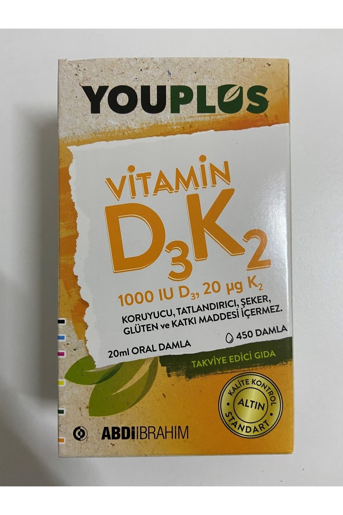 Youplus D3K2 1000 Iu 20 Ml Damla