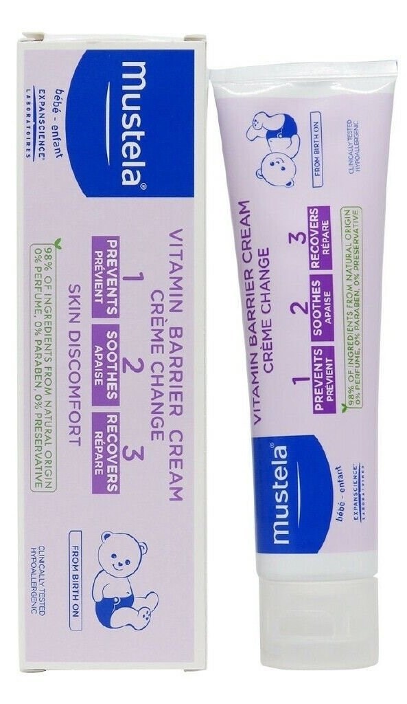 Mustela Vitamin Bariyer 1.2.3 100 ml Pişik Kremi