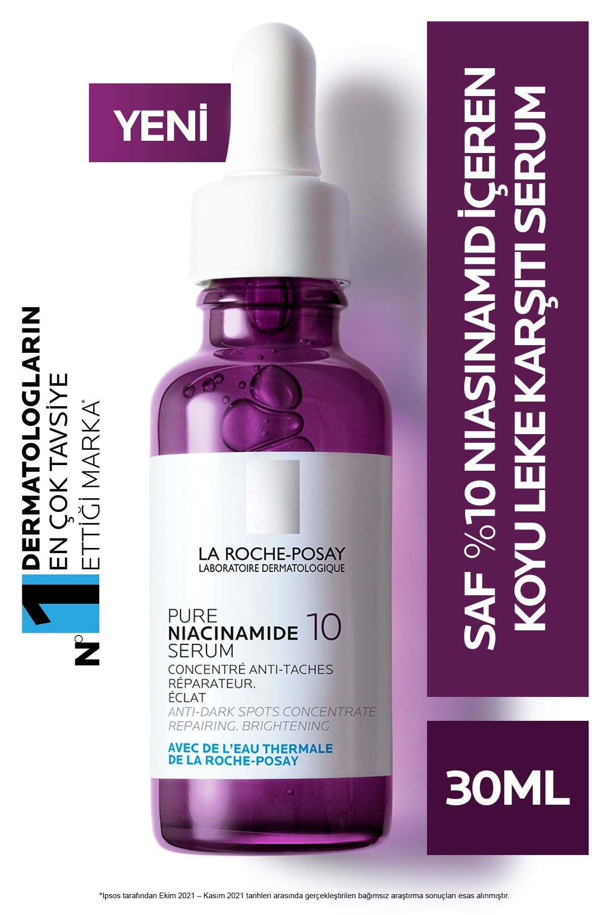 La Roche-Posay Pure Niacinamide 10 Koyu Leke Karşıtı Serum 30 ml