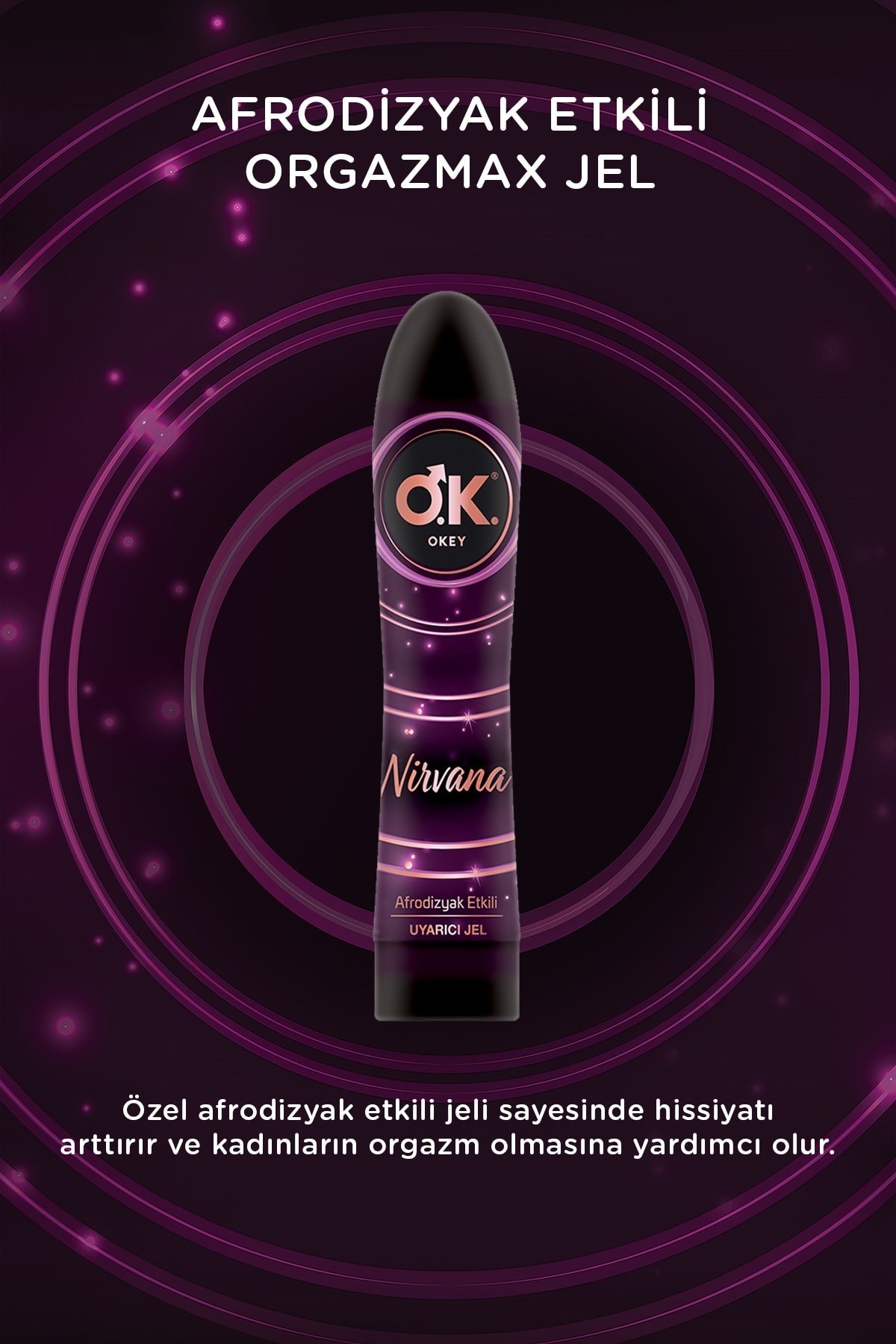 Nirvana Uyarıcı Jel 100 ml +Okey Zero Kayganlaştırıcı Jel 100 ml