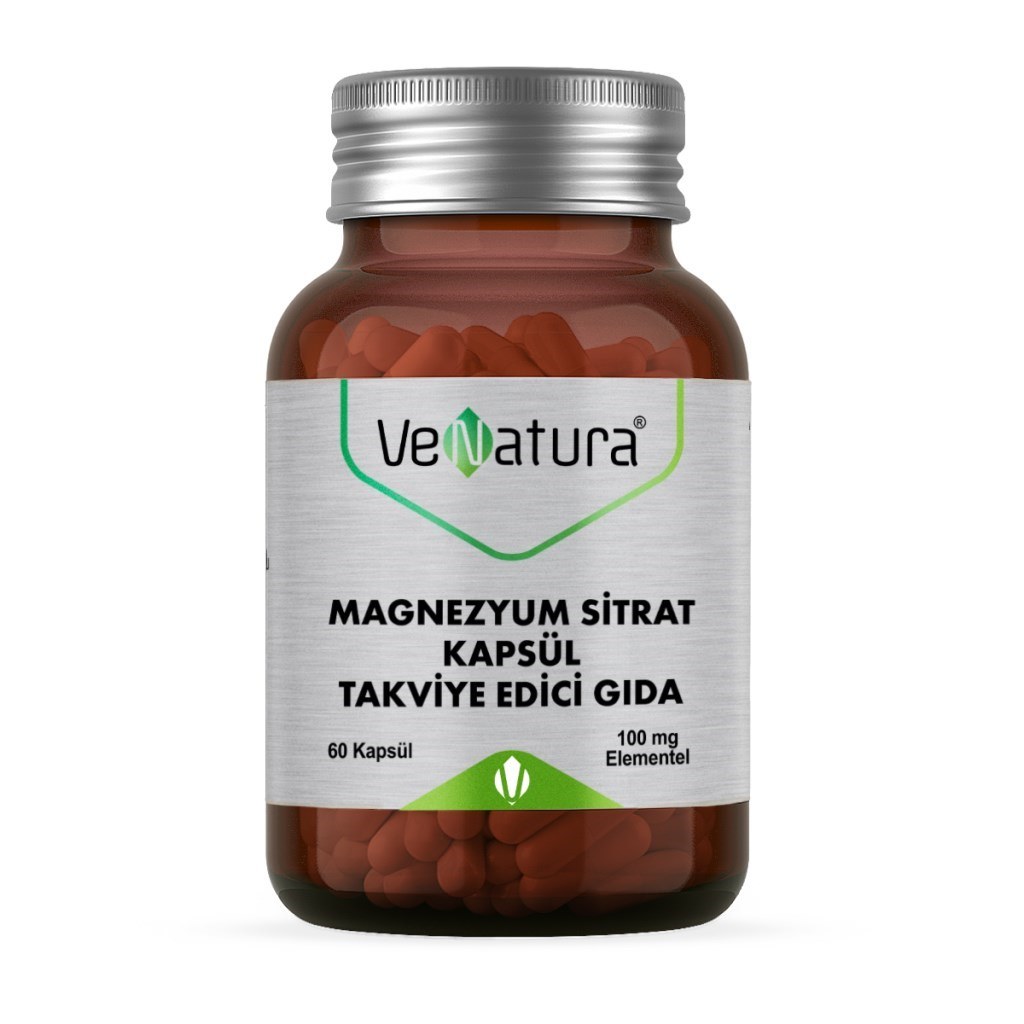 Venatura Magnezyum Sitrat 60 Kapsül