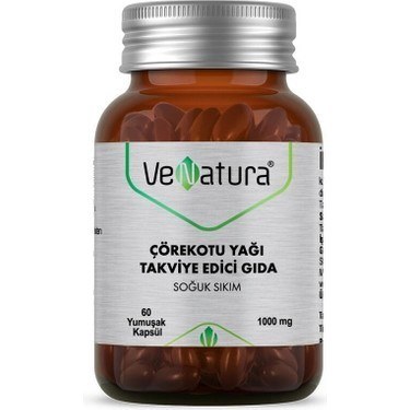 Venatura Çörekotu Yağı 60 Yumuşak Kapsül