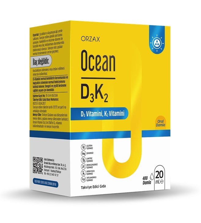 Ocean D3K2 20 ml Damla