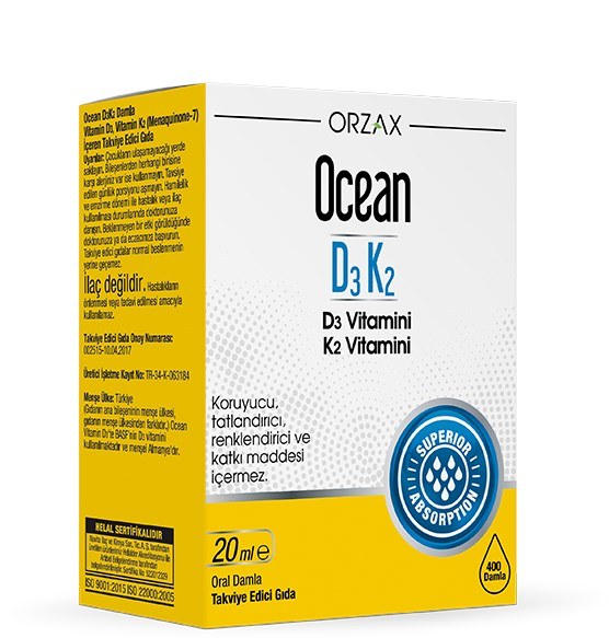 Ocean D3K2 20 ml Damla