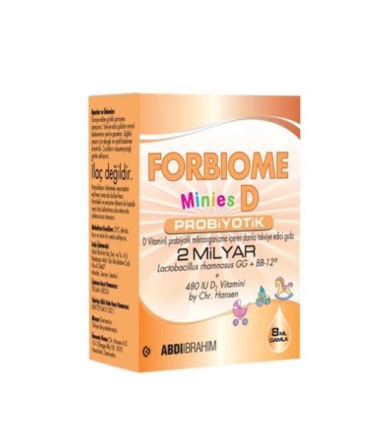 Forbiome Minies D Probiyotik 2 Milyar 8 ml Damla