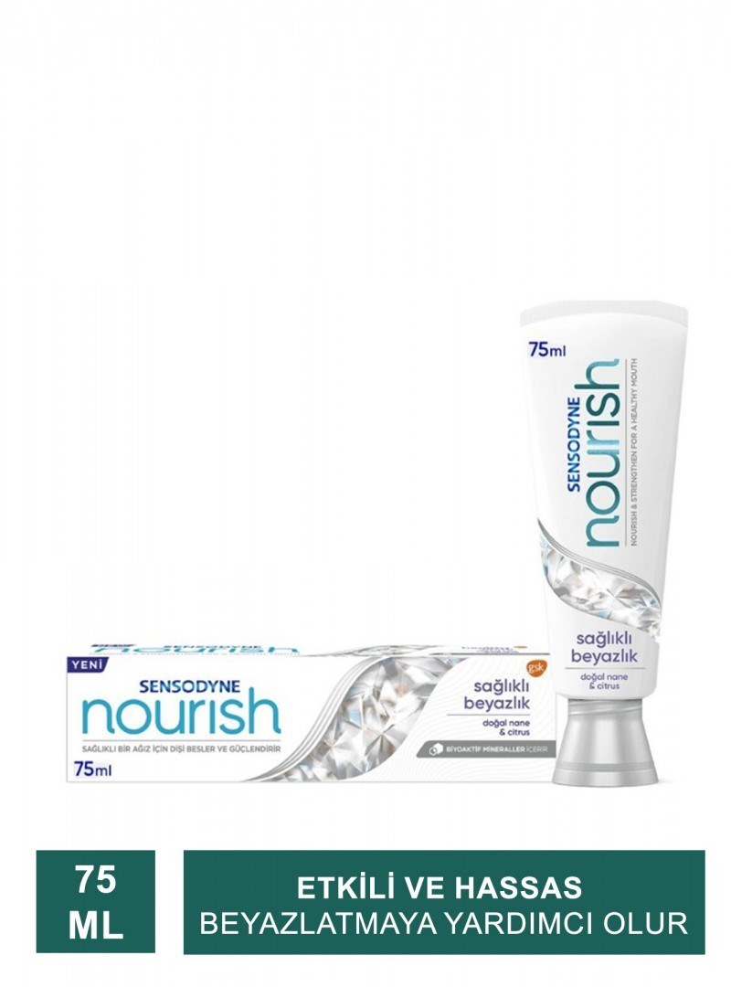 Sensodyne Nourish Sağlıklı Beyazlık Diş Macunu 75 ml