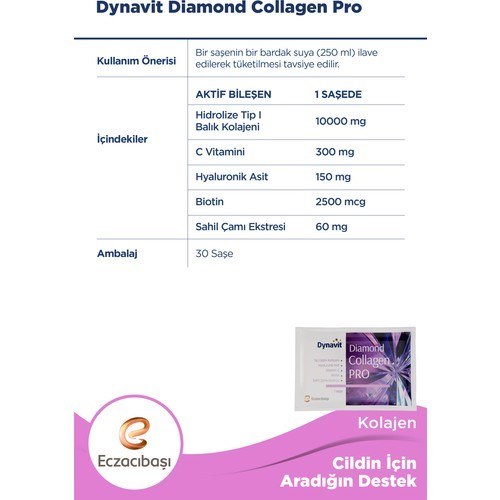 Dynavit Diamond Collagen Pro 30 Saşe
