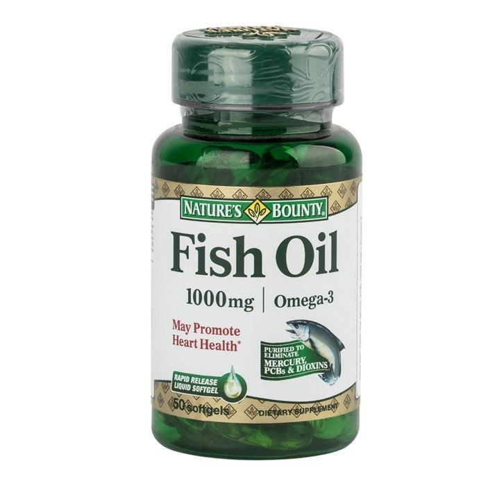 Nature's Bounty Fish Oil 1000 mg 50 Kapsül