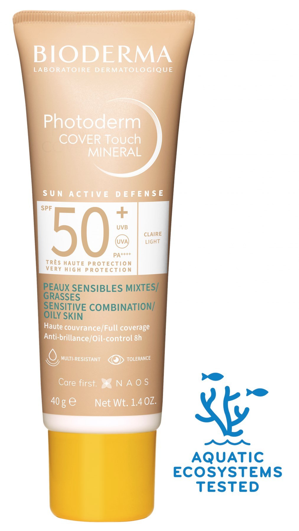 Bioderma Photoderm Cover Touch Light Karma ve Yağlı Ciltler Kapatıcılı Güneş Kremi Spf 50+ 40 gr