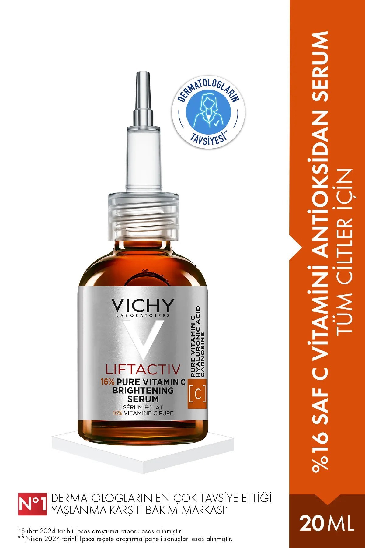Vichy Liftactiv %16 Saf C Vitamini Antioksidan Serum 20 ml