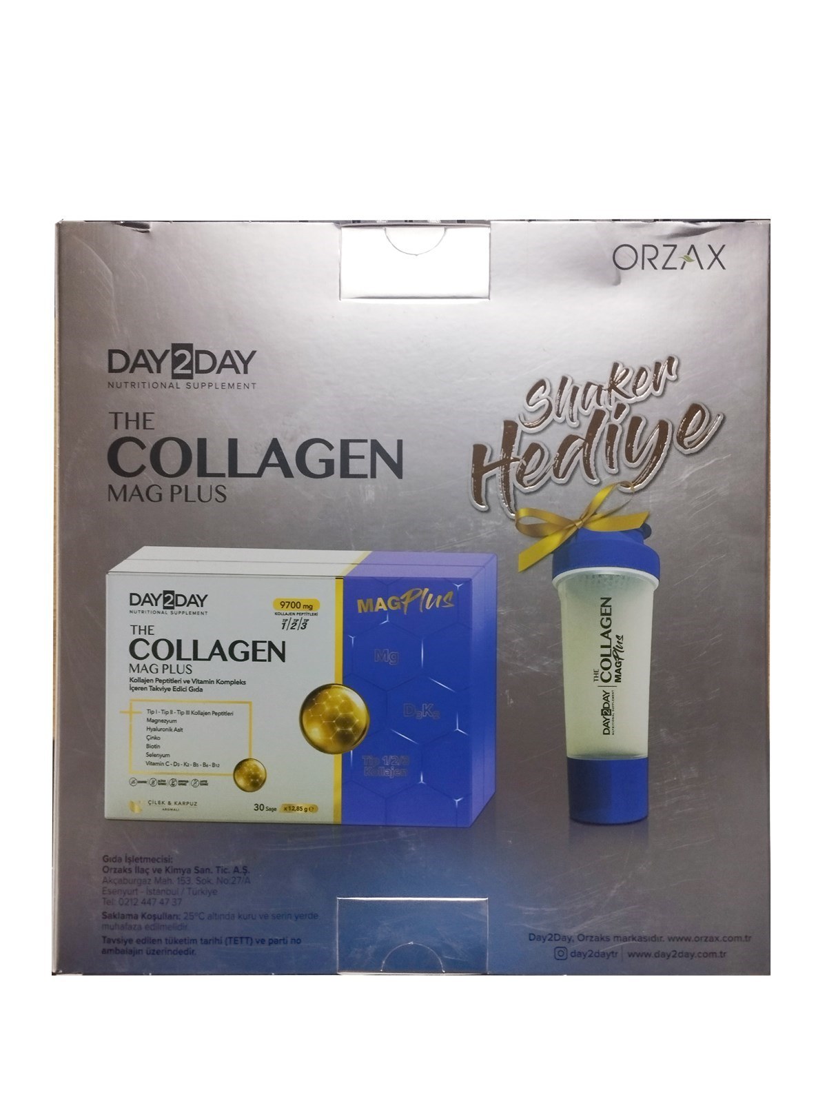 DAY2DAY THE COLLAGEN MAG PLUS SHAKER HEDİYELİ