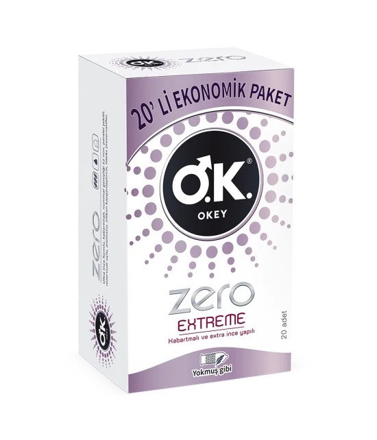 Okey Zero Extreme 20'li Prezervatif