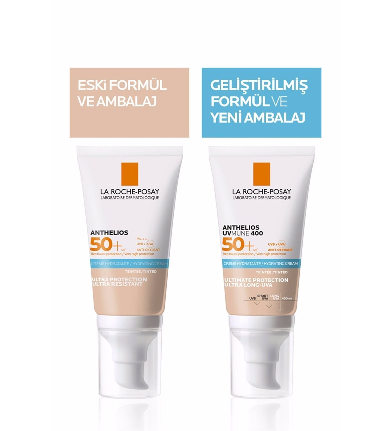 La Roche-Posay Anthelios UVmune 400 Hydrating Cream Tinted 50 Ml
