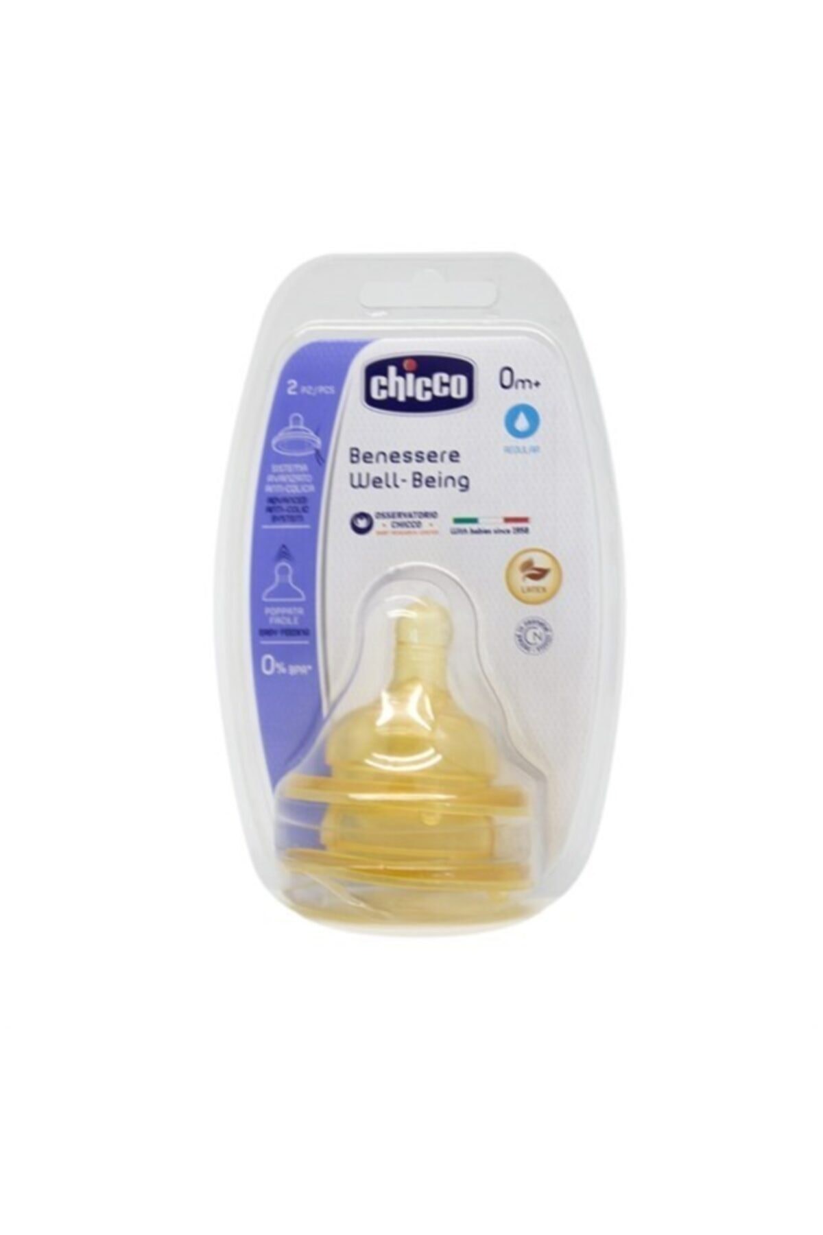 Chicco Benessere Well-Being 0m+ 2li Biberon Başlığı