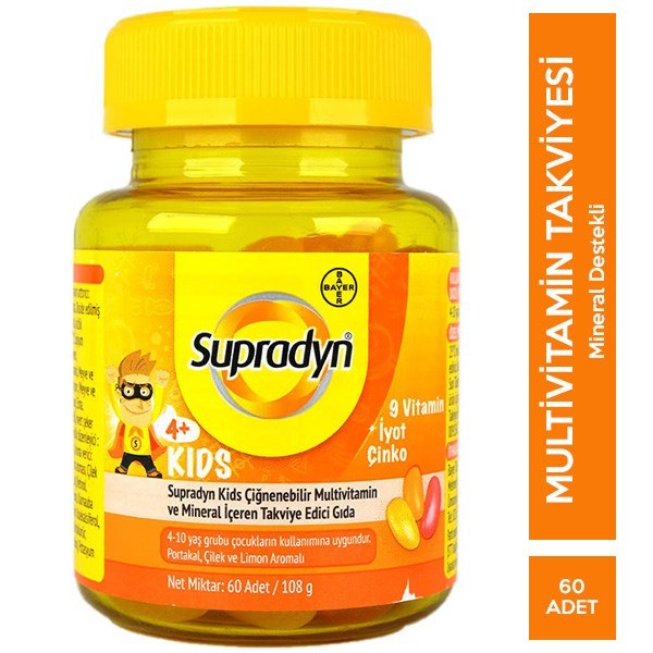 Supradyn Kids Multivitamin 60 Tablet