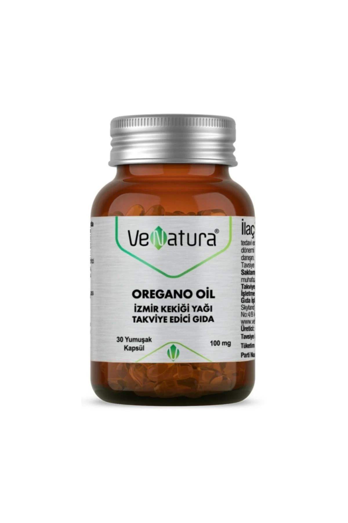 Venatura Oregano Oil 30 Yumuşak Kapsül