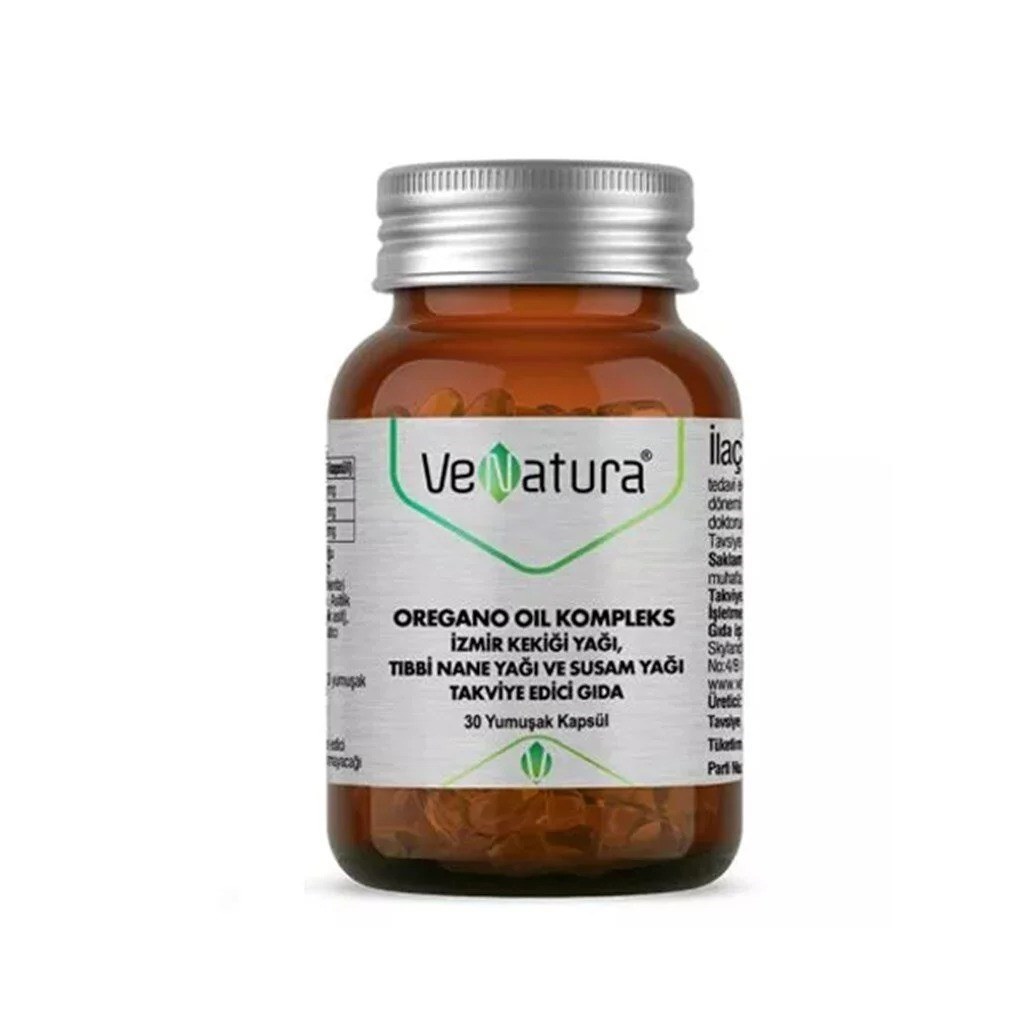 Venatura Oregano Oil Kompleks 30 Yumuşak Kapsül
