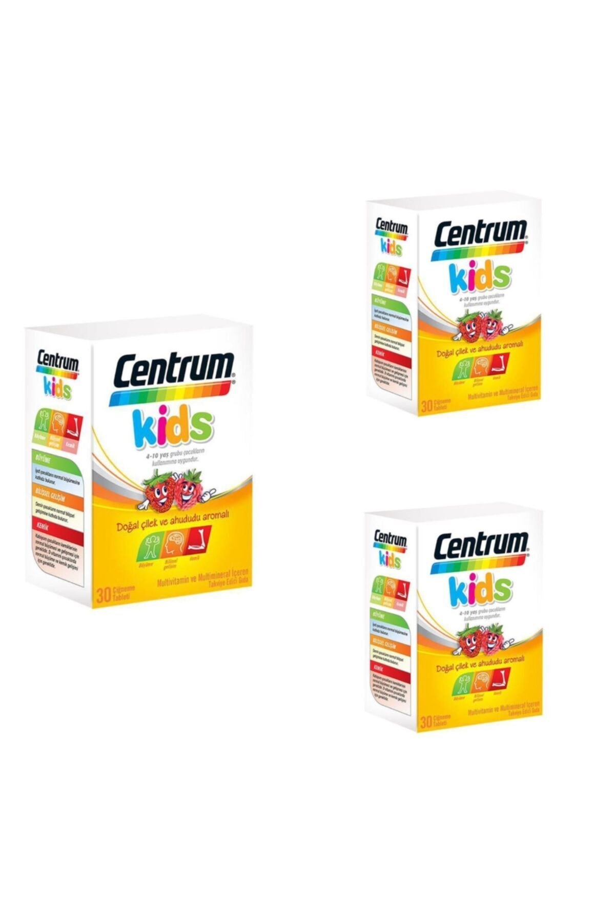 Centrum Kids Vitamin 30 Çiğneme Tableti 3 Adet