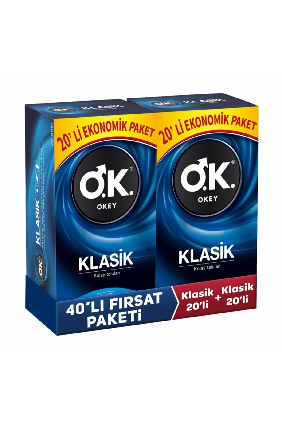 Okey Klasik 40 lı Prezervatif