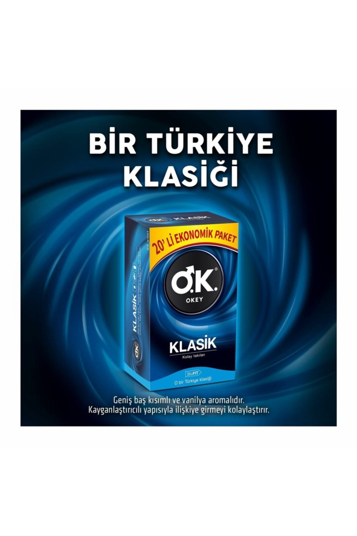 Okey Klasik 40 lı Prezervatif