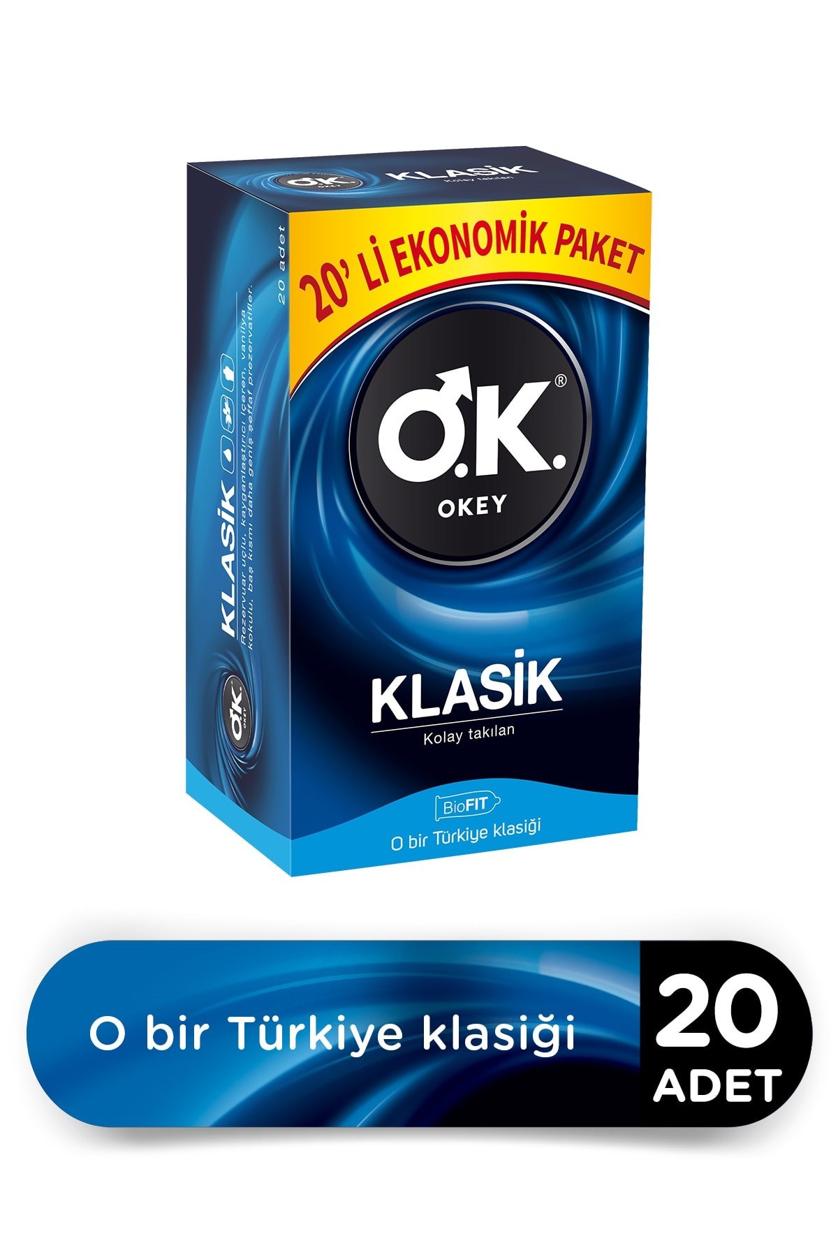 Okey Klasik 40 lı Prezervatif