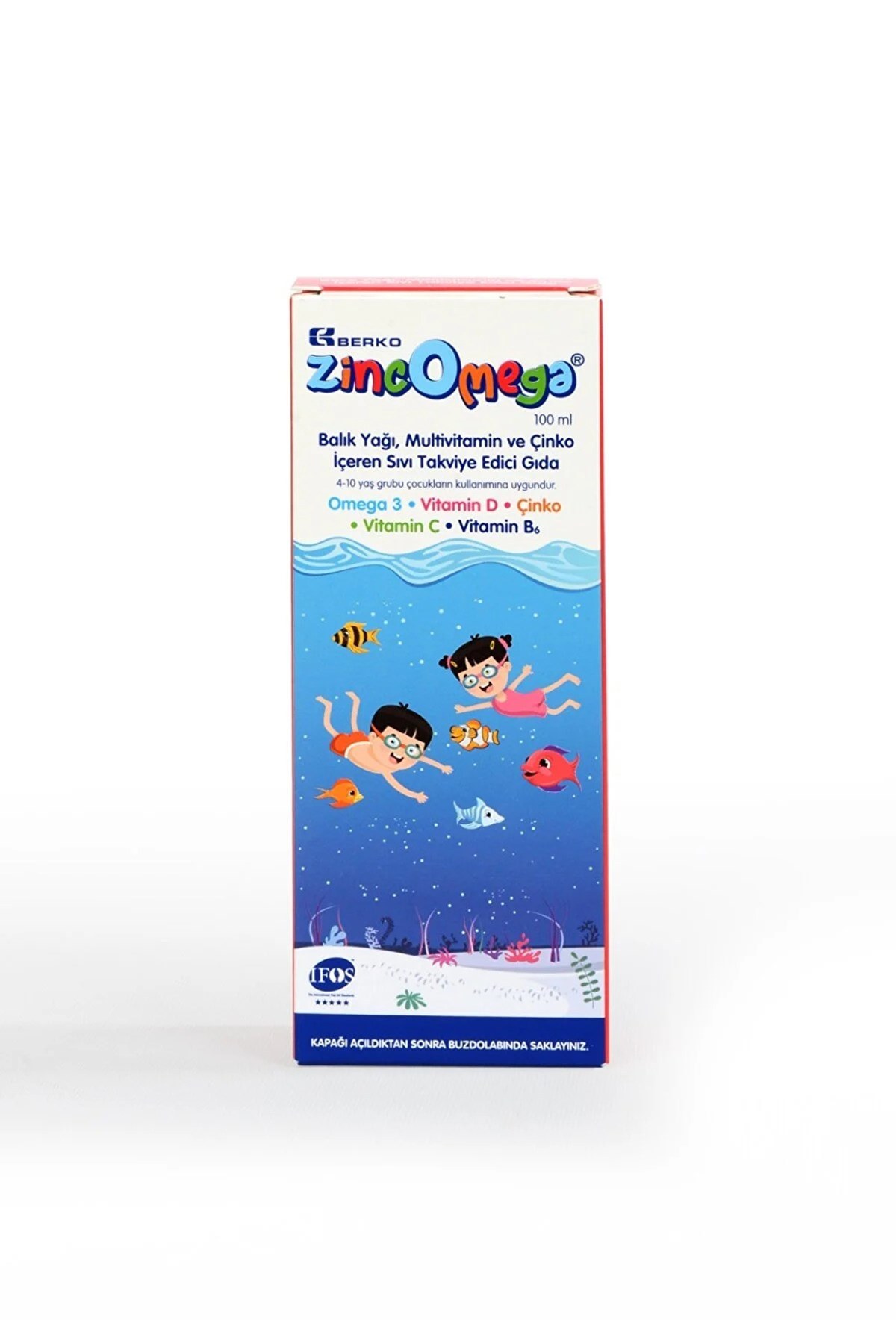 Zincomega Omega 3 100 ml Balık Yağı Şurubu