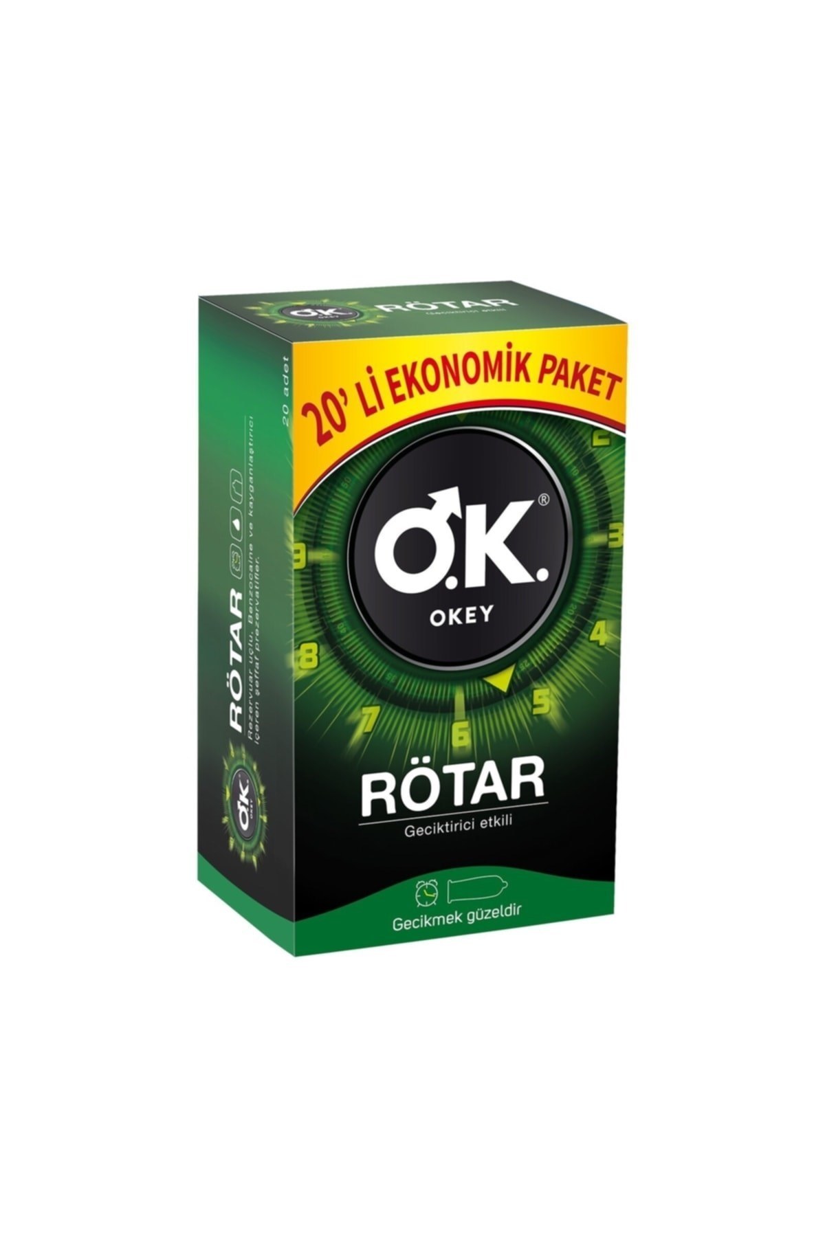 Okey Klasik 20 li Prezervatif & Rötar 20 li Prezervatif