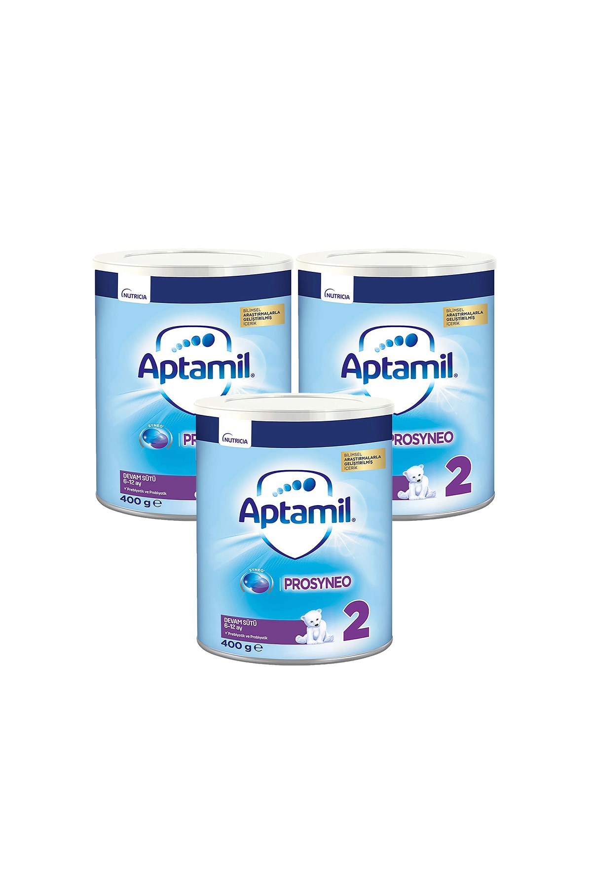 Aptamil Prosyneo 2 Numara Bebek Devam Sütü 400 g 3 Adet