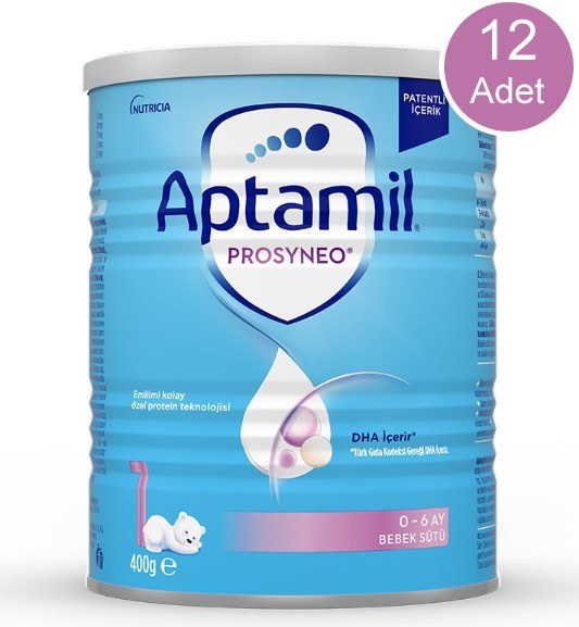 Aptamil Prosyneo 1 Numara Bebek Devam Sütü 400 gr 12 adet