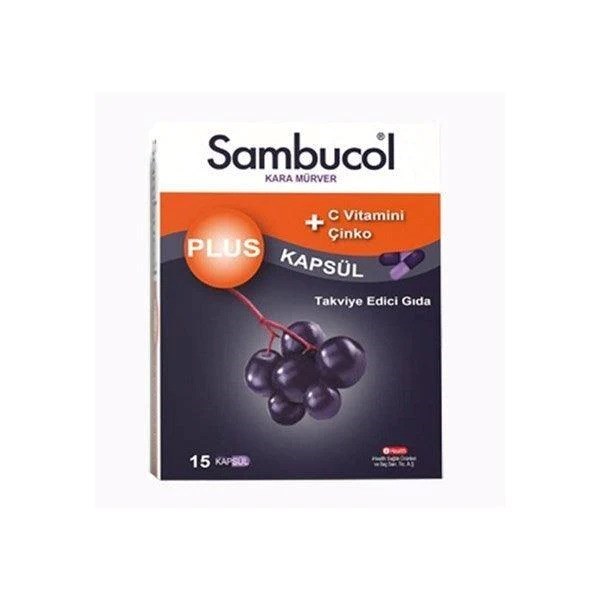Sambucol Plus 15 Kapsül (SKT : 11/2023)
