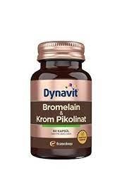 Dynavit Bromelain ve Krom Pikolinat 60 Kapsül