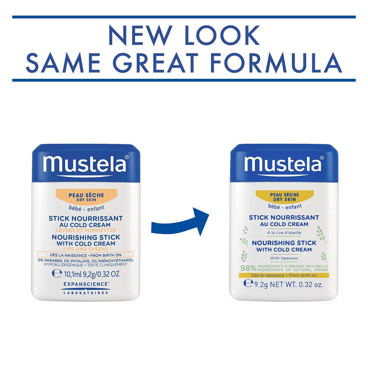 Mustela Cold Cream İçeren Besleyici Stick (9,2g)
