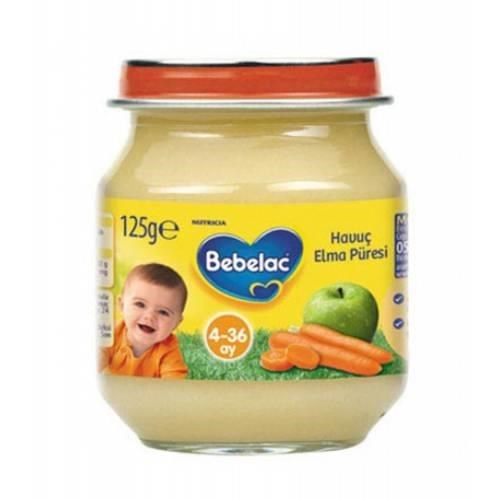 Bebelac Havuç Elma Püresi 125 gr Kavanoz Maması