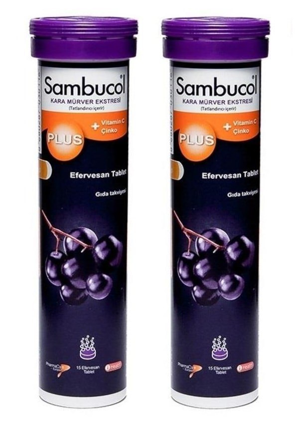 Sambucol Plus 15 Efervesan Tablet 2 Adet