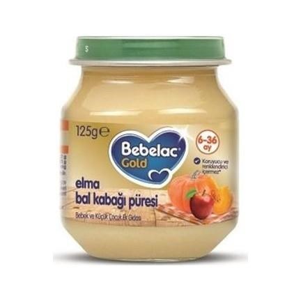 Bebelac Gold Elma Bal Kabağı Püresi 125 gr Kavanoz Maması