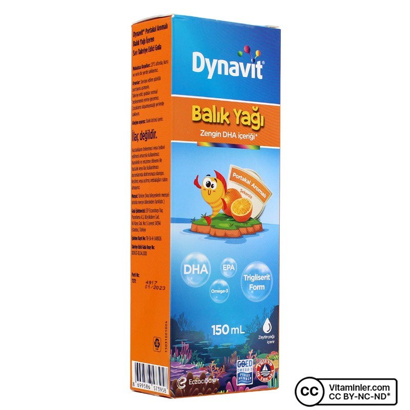 Dynavit Balık Yağı Şurubu 150 ml